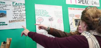 Les élèves de 1e4, dans le cadre de leur travail en anglais, compréhension écrite et expression orale ont réalisé un projet sur « Les murs qui parlent ».