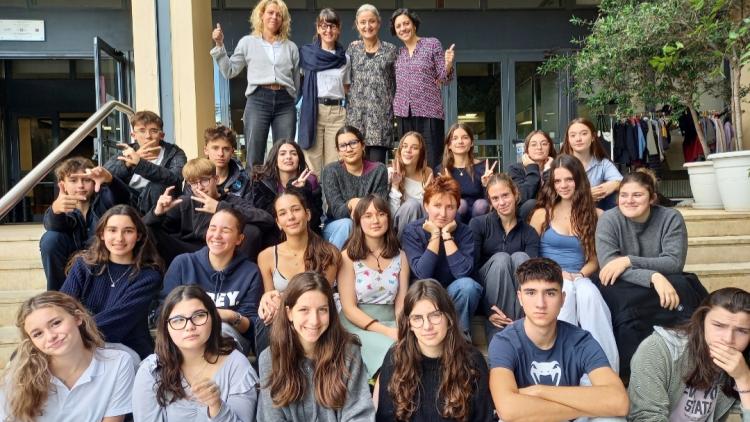 Υποδοχή μαθητών Erasmus+ από το Poitiers στο LFHED